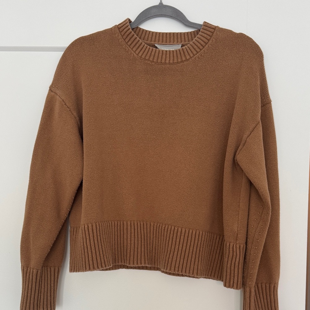 Everlane Medium Cozy Brown Carmel Women's Sweater